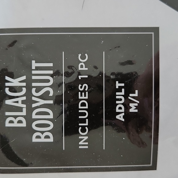 Black Bodysuit - Women Tops, Adult M/L - Picture 2 of 4